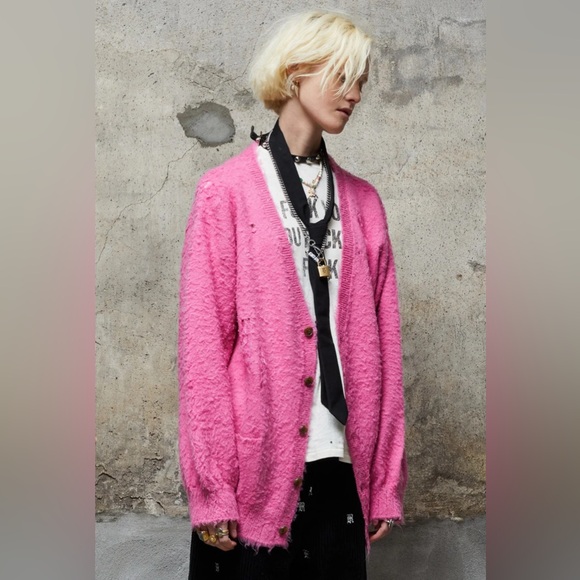 R13 shaggy cardigan Punk rock!!! Size Brand new without